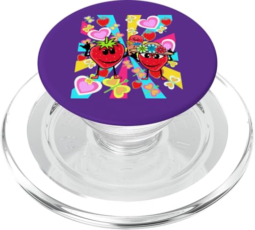 Lustige Erdbeeren Erdbeer Eis Eiskrem Kinder Teenie Teenager PopSockets PopGrip für MagSafe Lustige Erdbeeren Erdbeer Eis Eiskrem Kinder Teenie Teenager PopSockets PopGrip für MagSafe von Eis Eiscreme Eiskreme