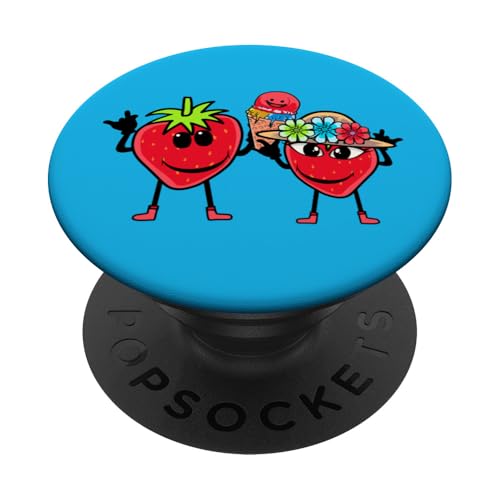 Lustige Erdbeeren Erdbeer Eis Kinder Kind Mädchen Junge 80er PopSockets Klebender PopGrip Lustige Erdbeeren Erdbeer Eis Kinder Kind Mädchen Junge 80er PopSockets Klebender PopGrip von Eis Eiscreme Eiskreme