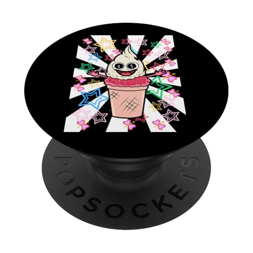 Retro Eis Kinder Kind Baby Kleinkinder Mädchen Jungen Teenie PopSockets Klebender PopGrip Retro Eis Kinder Kind Baby Kleinkinder Mädchen Jungen Teenie PopSockets Klebender PopGrip von Eis Eiscreme Eiskreme