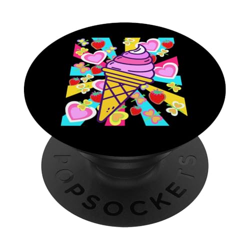 Retro Eiskrem Eis Teenie Sommerzeit Kinder Mädchen Jungen PopSockets Klebender PopGrip Retro Eiskrem Eis Teenie Sommerzeit Kinder Mädchen Jungen PopSockets Klebender PopGrip von Eis Eiscreme Eiskreme
