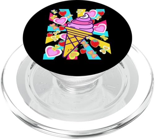 Retro Eiskrem Eis Teenie Sommerzeit Kinder Mädchen Jungen PopSockets PopGrip für MagSafe Retro Eiskrem Eis Teenie Sommerzeit Kinder Mädchen Jungen PopSockets PopGrip für MagSafe von Eis Eiscreme Eiskreme