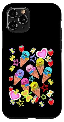 Sommer Kinder Kind Mädchen Jungen Retro 80er Eiskrem Eis Hülle für iPhone 11 Pro Sommer Kinder Kind Mädchen Jungen Retro 80er Eiskrem Eis Hülle für iPhone 11 Pro von Eis Eiscreme Eiskreme
