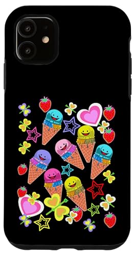 Sommer Kinder Kind Mädchen Jungen Retro 80er Eiskrem Eis Hülle für iPhone 11 Sommer Kinder Kind Mädchen Jungen Retro 80er Eiskrem Eis Hülle für iPhone 11 von Eis Eiscreme Eiskreme
