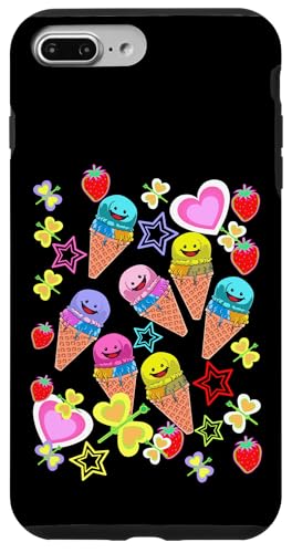 Sommer Kinder Kind Mädchen Jungen Retro 80er Eiskrem Eis Hülle für iPhone 7 Plus/8 Plus Sommer Kinder Kind Mädchen Jungen Retro 80er Eiskrem Eis Hülle für iPhone 7 Plus/8 Plus von Eis Eiscreme Eiskreme