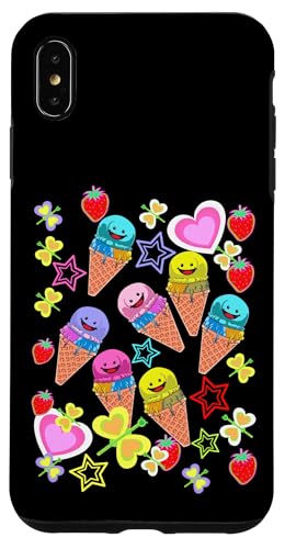 Sommer Kinder Kind Mädchen Jungen Retro 80er Eiskrem Eis Hülle für iPhone XS Max Sommer Kinder Kind Mädchen Jungen Retro 80er Eiskrem Eis Hülle für iPhone XS Max von Eis Eiscreme Eiskreme