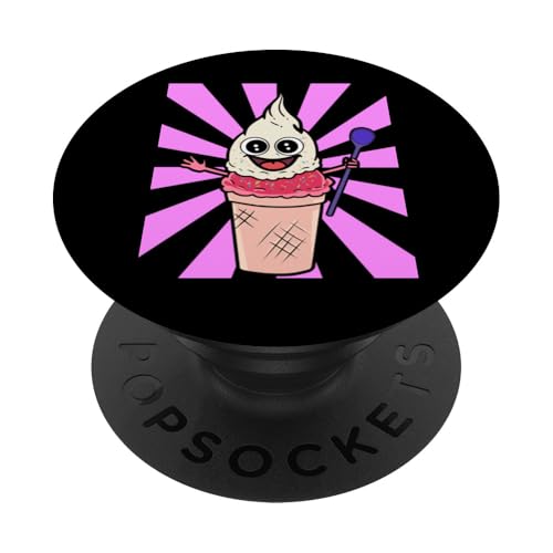 Sommerzeit Eiskrem Kinder Mädchen Jungen Kleinkind 80er Eis PopSockets Klebender PopGrip Sommerzeit Eiskrem Kinder Mädchen Jungen Kleinkind 80er Eis PopSockets Klebender PopGrip von Eis Eiscreme Eiskreme