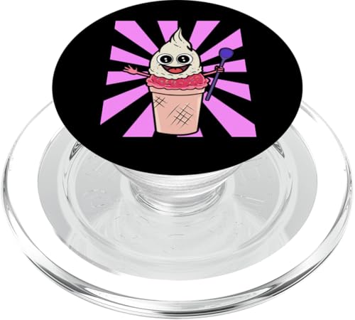 Sommerzeit Eiskrem Kinder Mädchen Jungen Kleinkind 80er Eis PopSockets PopGrip für MagSafe Sommerzeit Eiskrem Kinder Mädchen Jungen Kleinkind 80er Eis PopSockets PopGrip für MagSafe von Eis Eiscreme Eiskreme