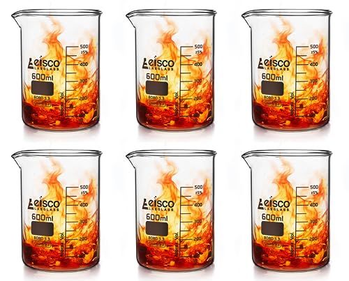 Eisco Labs Becher aus Borosilikatglas, 50 ml, mit Abstufung Eisco Labs Becher aus Borosilikatglas, 50 ml, mit Abstufung von Eisco