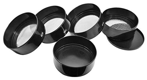 Eisco Labs Sieb-Set, stapelbar, 30,5 cm, Kunststoff, inkl. #5, 10, 60 und #230 Plus Bodenpfanne und Deckel, 6-teilig Eisco Labs Sieb-Set, stapelbar, 30,5 cm, Kunststoff, inkl. #5, 10, 60 und #230 Plus Bodenpfanne und Deckel, 6-teilig von Eisco