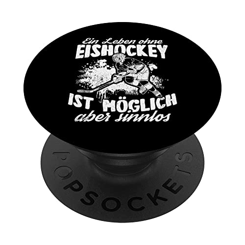Eishockey PopSockets mit austauschbarem PopGrip von Eishockey Hockeyfan Sport Bekleidung & Designs