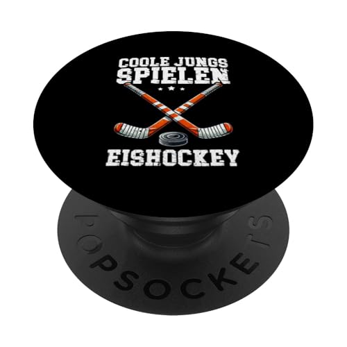 Coole Jungs Spielen Eishockey Wintersport Hockey Retro PopSockets Klebender PopGrip Coole Jungs Spielen Eishockey Wintersport Hockey Retro PopSockets Klebender PopGrip von Eishockeyspieler Eishockey Hockey Eishockeysport