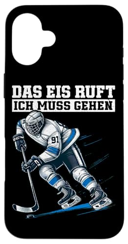Das Eis Ruft Ich Muss Gehen Eishockey Hockey Wintersport Hülle für iPhone 16 Plus Das Eis Ruft Ich Muss Gehen Eishockey Hockey Wintersport Hülle für iPhone 16 Plus von Eishockeyspieler Eishockey Hockey Eishockeysport