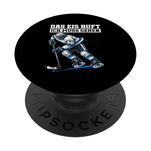 Das Eis Ruft Ich Muss Gehen Eishockey Hockey Wintersport PopSockets Klebender PopGrip Das Eis Ruft Ich Muss Gehen Eishockey Hockey Wintersport PopSockets Klebender PopGrip von Eishockeyspieler Eishockey Hockey Eishockeysport