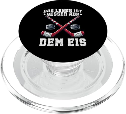 Das Leben Ist Besser Auf Dem Eis Eishockey Wintersport Fan PopSockets PopGrip für MagSafe Das Leben Ist Besser Auf Dem Eis Eishockey Wintersport Fan PopSockets PopGrip für MagSafe von Eishockeyspieler Eishockey Hockey Eishockeysport