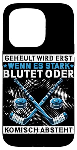 Eishockey Eishockeyspielen Hockey Retro Wintersport Fan Hülle für iPhone 15 Pro Eishockey Eishockeyspielen Hockey Retro Wintersport Fan Hülle für iPhone 15 Pro von Eishockeyspieler Eishockey Hockey Eishockeysport