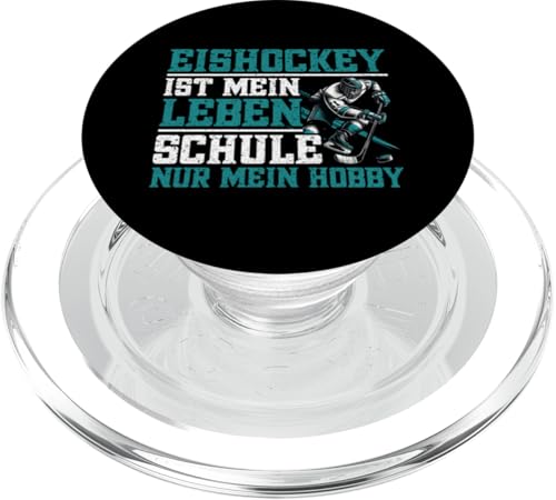 Eishockey Ist Mein Leben Schule Nur Mein Hobby Hockey Fan PopSockets PopGrip für MagSafe Eishockey Ist Mein Leben Schule Nur Mein Hobby Hockey Fan PopSockets PopGrip für MagSafe von Eishockeyspieler Eishockey Hockey Eishockeysport