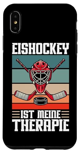 Eishockey Ist Meine Therapie Retro Hockey Wintersport Fan Hülle für iPhone XS Max Eishockey Ist Meine Therapie Retro Hockey Wintersport Fan Hülle für iPhone XS Max von Eishockeyspieler Eishockey Hockey Eishockeysport