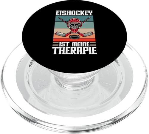 Eishockey Ist Meine Therapie Retro Hockey Wintersport Fan PopSockets PopGrip für MagSafe Eishockey Ist Meine Therapie Retro Hockey Wintersport Fan PopSockets PopGrip für MagSafe von Eishockeyspieler Eishockey Hockey Eishockeysport