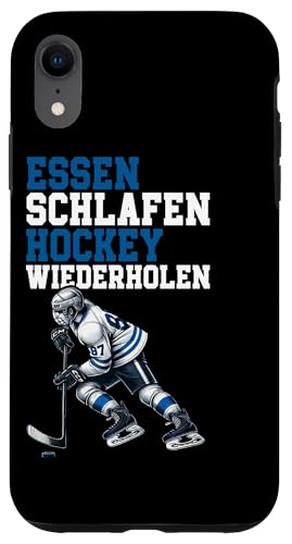 Essen Schlafen Hockey Wiederholen Eishockey Eishockeyspieler Hülle für iPhone XR Essen Schlafen Hockey Wiederholen Eishockey Eishockeyspieler Hülle für iPhone XR von Eishockeyspieler Eishockey Hockey Eishockeysport