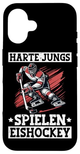 Harte Jungs Spielen Eishockey Eishockeyspielen Hockey Hülle für iPhone 16 Harte Jungs Spielen Eishockey Eishockeyspielen Hockey Hülle für iPhone 16 von Eishockeyspieler Eishockey Hockey Eishockeysport