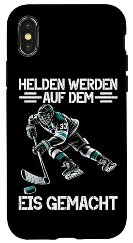 Helden Werden Auf Dem Eis Gemacht Eishockey Eishockeyspieler Hülle für iPhone X/XS von Eishockeyspieler Eishockey Hockey Eishockeysport