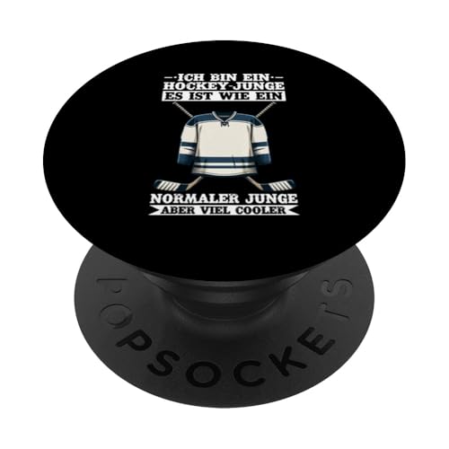 Ich Bin Ein Hockey Junge Ist Wie Ein Normaler Junge Cooler PopSockets Klebender PopGrip Ich Bin Ein Hockey Junge Ist Wie Ein Normaler Junge Cooler PopSockets Klebender PopGrip von Eishockeyspieler Eishockey Hockey Eishockeysport