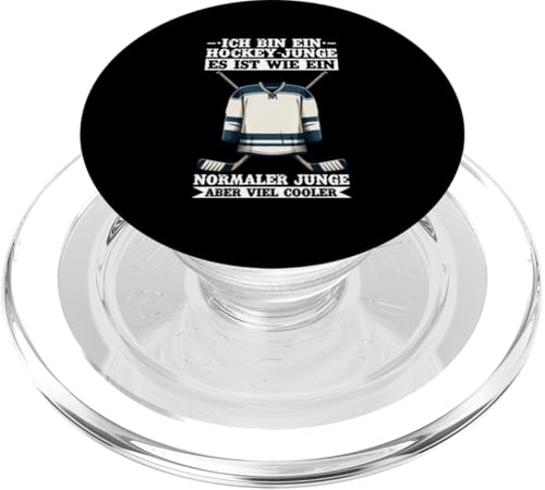 Ich Bin Ein Hockey Junge Ist Wie Ein Normaler Junge Cooler PopSockets PopGrip für MagSafe Ich Bin Ein Hockey Junge Ist Wie Ein Normaler Junge Cooler PopSockets PopGrip für MagSafe von Eishockeyspieler Eishockey Hockey Eishockeysport