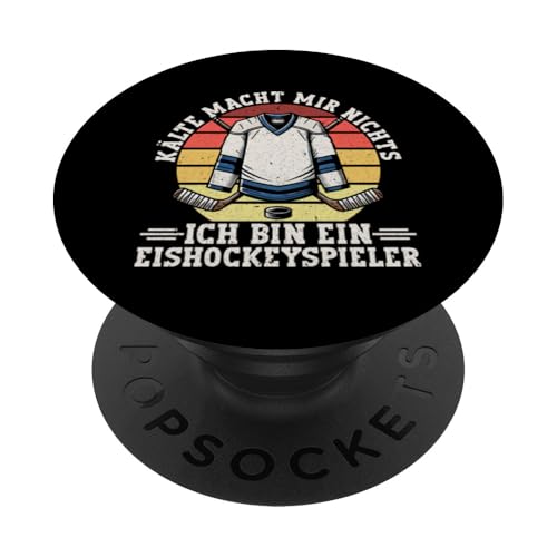 Kälte Macht Mir Nichts Ich Bin Ein Eishockeyspieler Hockey PopSockets Klebender PopGrip Kälte Macht Mir Nichts Ich Bin Ein Eishockeyspieler Hockey PopSockets Klebender PopGrip von Eishockeyspieler Eishockey Hockey Eishockeysport