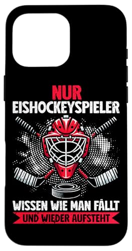 Nur Eishockeyspieler Wissen Wie Man Fällt Und Aufsteht Hülle für iPhone 16 Pro Max Nur Eishockeyspieler Wissen Wie Man Fällt Und Aufsteht Hülle für iPhone 16 Pro Max von Eishockeyspieler Eishockey Hockey Eishockeysport