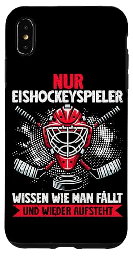 Nur Eishockeyspieler Wissen Wie Man Fällt Und Aufsteht Hülle für iPhone XS Max Nur Eishockeyspieler Wissen Wie Man Fällt Und Aufsteht Hülle für iPhone XS Max von Eishockeyspieler Eishockey Hockey Eishockeysport
