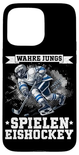 Wahre Jungs Spielen Eishockey Eishockeyspieler Wintersport Hülle für iPhone 15 Pro Max Wahre Jungs Spielen Eishockey Eishockeyspieler Wintersport Hülle für iPhone 15 Pro Max von Eishockeyspieler Eishockey Hockey Eishockeysport