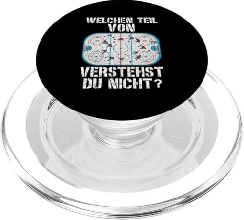 Welchen Teil Von Verstehst Du Nicht Eishockeyspieler Hockey PopSockets PopGrip für MagSafe von Eishockeyspieler Eishockey Hockey Eishockeysport