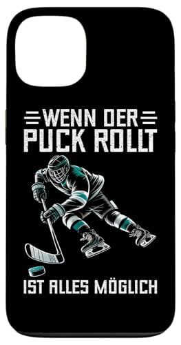 Wenn Der Puck Rollt Ist Alles Möglich Eishockeyspieler Hülle für iPhone 13 Wenn Der Puck Rollt Ist Alles Möglich Eishockeyspieler Hülle für iPhone 13 von Eishockeyspieler Eishockey Hockey Eishockeysport