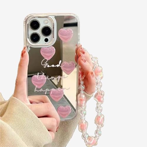 Eiyikof Schutzhülle für iPhone 16 Pro Max mit süßem Liebesmuster, Senioren-Handyhülle und schöner Riemen-Armbandkette, kompatibel mit iPhone 16 Pro Max für Mädchen und Frauen Eiyikof Schutzhülle für iPhone 16 Pro Max mit süßem Liebesmuster, Senioren-Handyhülle und schöner Riemen-Armbandkette, kompatibel mit iPhone 16 Pro Max für Mädchen und Frauen von Eiyikof
