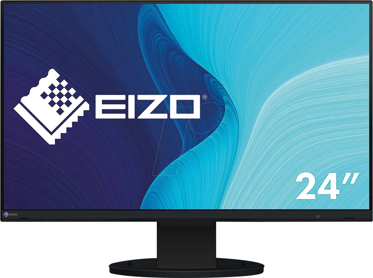 EIZO EV2480-BK - 60,5cm Monitor, USB-A / USB-C , Pivot, schwarz von Eizo