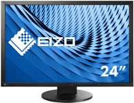 EIZO FlexScan EV2430-BK - LED-Monitor - 61,1 cm (24.1) - 1920 x 1200 Full HD (1080p) - IPS - 300 cd/m² - 1000:1 - 14 ms - DVI-D, VGA, DisplayPort - Lautsprecher - Schwarz (EV2430-BK) von Eizo