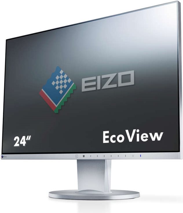 EIZO FlexScan EV2450-GY 60,4 cm (23.8 ) Ultra-Slim Monitor (DVI-D, HDMI, D-Sub, USB 3.1 Hub, DisplayPort, 5 ms Reaktionszeit, Auflösung 1920 x 1080) grau (EV2450-GY) von Eizo