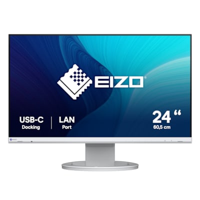 EIZO FlexScan EV2490-WT 60,5m (23,8) Full HD IPS Monitor DP/HDMI/USB-C Pivot HV von Eizo