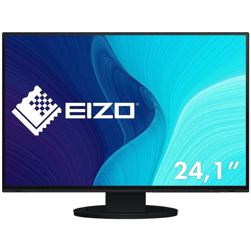 EIZO FlexScan EV2495-BK - Mit FlexStand - LED-Monitor - 61,1 cm (24.1) - 1920 x 1200 - IPS - 350 cd/m² - 1000:1 - 5 ms - HDMI, DisplayPort, USB-C - Lautsprecher - Schwarz (EV2495-BK) von Eizo