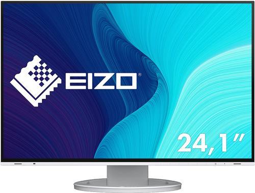 EIZO FlexScan EV2495-WT - Mit FlexStand - LED-Monitor - 61.1 cm (24.1) - 1920 x 1200 - IPS - 350 cd/m² - 1000:1 - 5 ms - HDMI, DisplayPort, USB-C - Lautsprecher - weiß [Energieklasse C] von Eizo