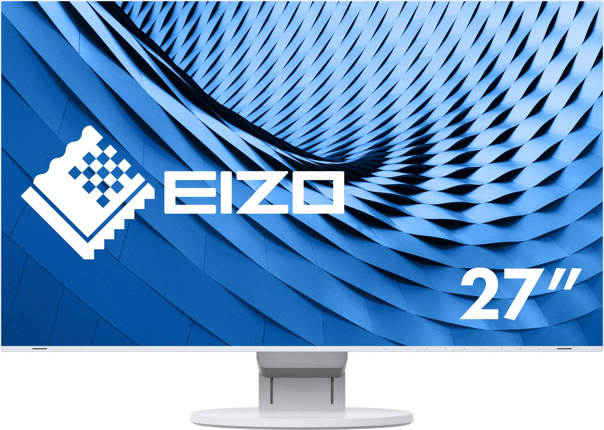 EIZO FlexScan EV2785-WT - LED-Monitor - 68.5 cm (27) - 3840 x 2160 4K @ 60 Hz - IPS - 350 cd/m² - 1300:1 - 5 ms - HDMI, DisplayPort, USB-C - Lautsprecher - weiß von Eizo