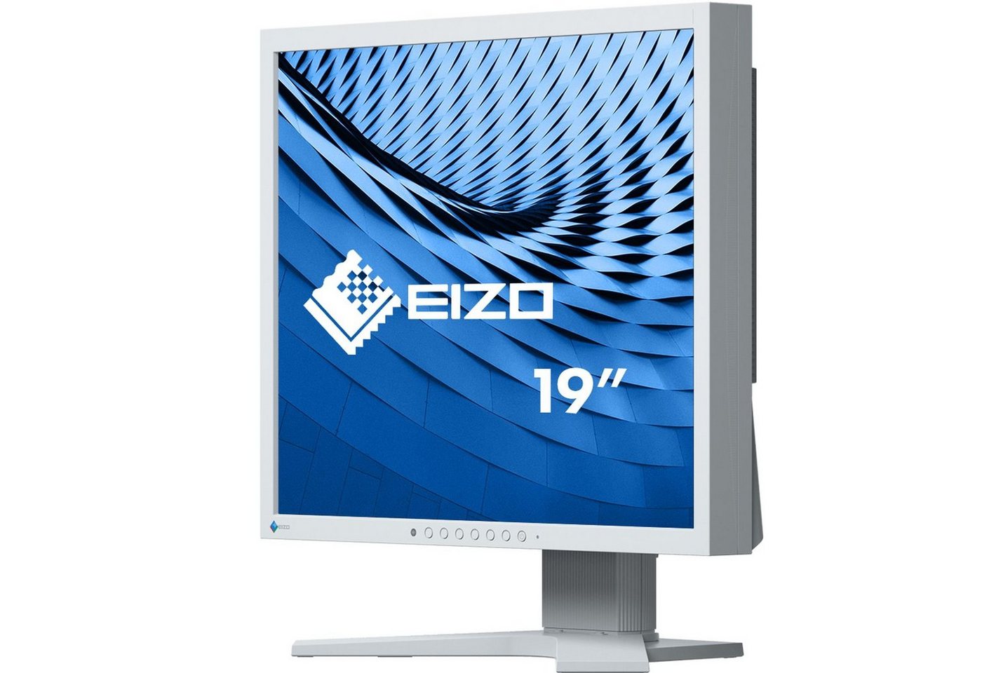 Eizo 48.3cm (19) S1934H-GY 5:4 DVI+DP LED IPS Lift bl. TFT-Monitor (1280 x 1024 px, SXGA, 14 ms Reaktionszeit, IPS, Lautsprecher, HDCP, Kopfhörerbuchse, Pivot, Höhenverstellbar) von Eizo