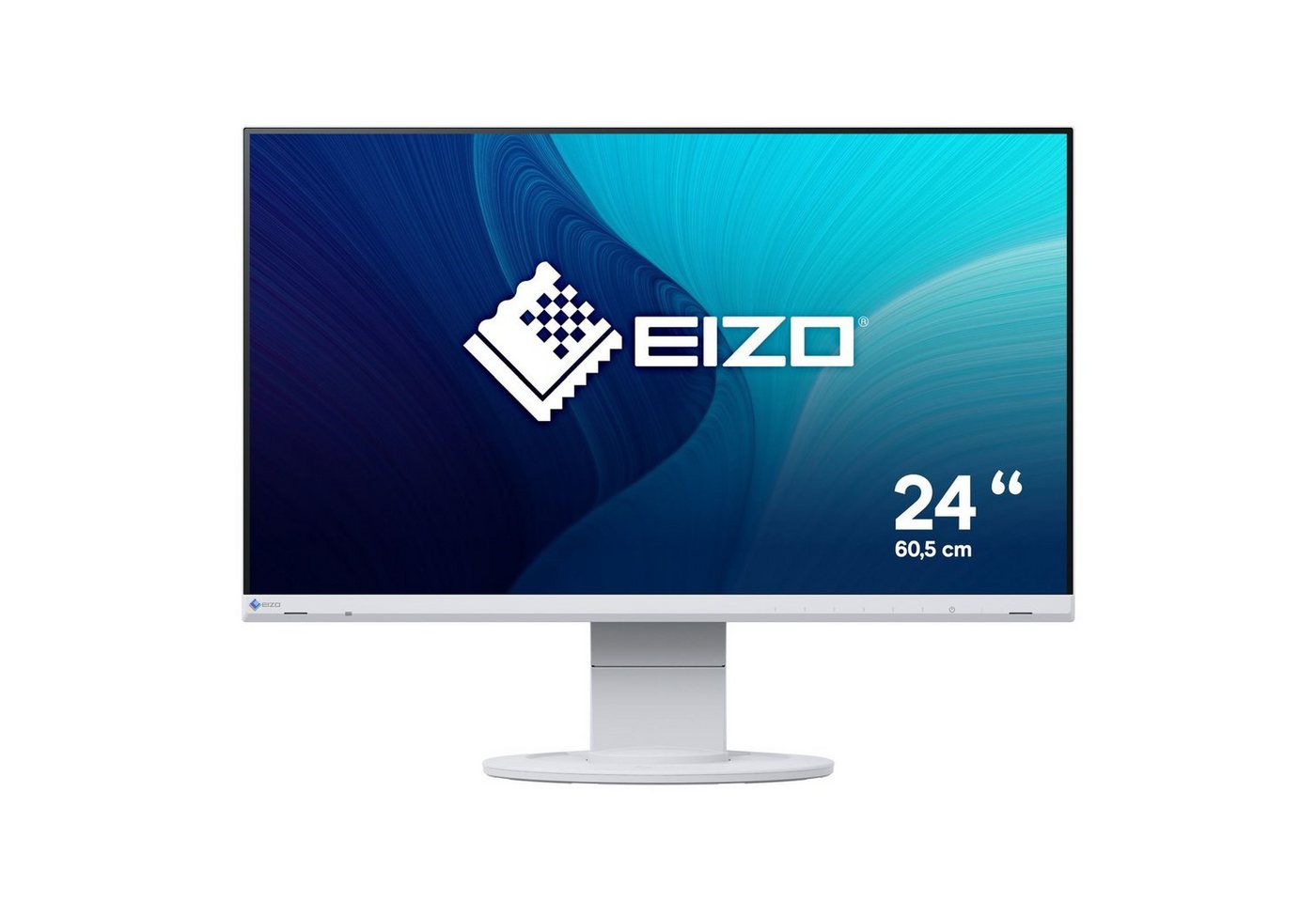 Eizo 60.5cm (23,8) EV2460-WT 16:09 DVI+HDMI+DP+USB IPS wh. TFT-Monitor (1920 x 1080 px, Full HD, 5 ms Reaktionszeit, 60 Hz, IPS, Lautsprecher, HDCP, Kopfhörerbuchse, Pivot, Höhenverstellbar) von Eizo