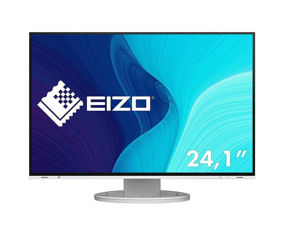 Eizo 61.0cm (24) EV2485-WT 16:10 HDMI+DP+USB-C IPS wh. TFT-Monitor (1920 x 1200 px, WUXGA, 5 ms Reaktionszeit, 60 Hz, IPS, Lautsprecher, HDCP, Pivot, Höhenverstellbar) von Eizo