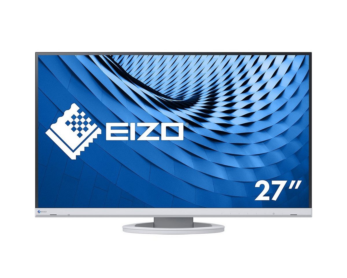 Eizo 68.0cm (27) EV2760-WT 16:9 DVI+HDMI+2xDP+USB IPS wh TFT-Monitor (2560 x 1440 px, Quad HD, 5 ms Reaktionszeit, 60 Hz, IPS, Lautsprecher, HDCP, Pivot, Höhenverstellbar) von Eizo