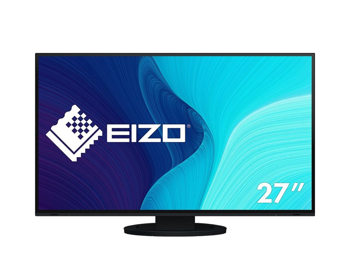 Eizo 68.5cm (27) EV2781-BK 16:9 HDMI+DP+USB-C IPS black TFT-Monitor (2560 x 1440 px, Quad HD, 5 ms Reaktionszeit, 60 Hz, IPS, Lautsprecher, HDCP, Kopfhörerbuchse, Pivot, Höhenverstellbar) von Eizo