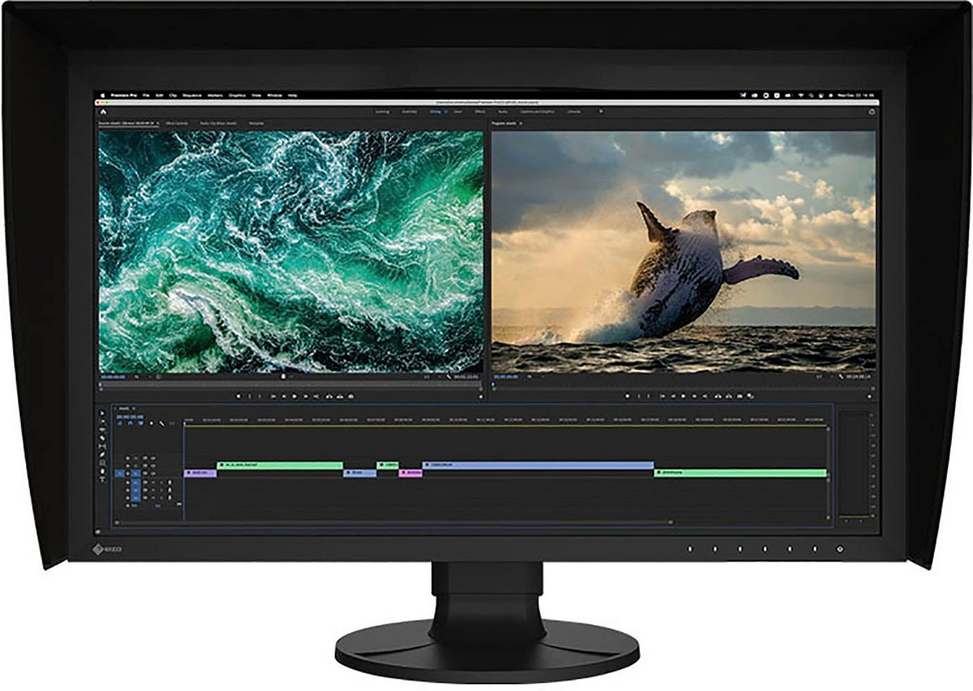 Eizo ColorEdge CG2700S LCD-Monitor (69 cm/27 ", 2560 x 1440 px, WQHD, 19 ms Reaktionszeit, 60 Hz, IPS-LCD) von Eizo