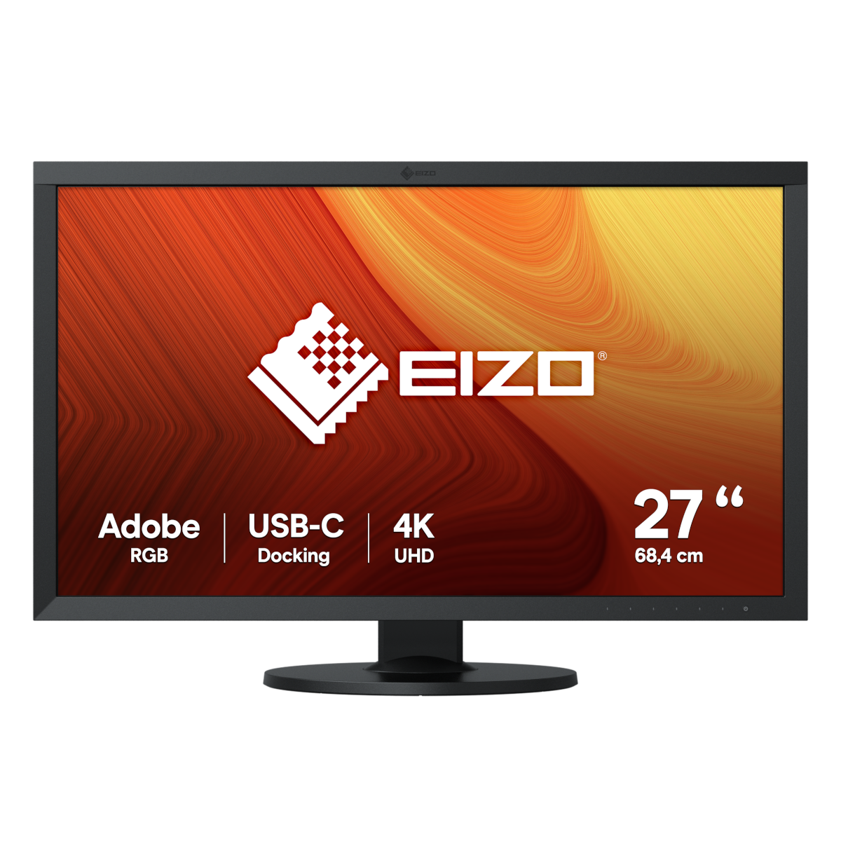 Eizo ColorEdge CS2740 Grafik Monitor - 68,4 cm (27 Zoll), LED, IPS-Panel, 4K UHD, Adobe RGB >99 %, DCI P3 90%, sRGB 100%, Höhe von Eizo