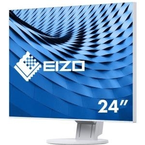 Eizo FlexScan EV2456-WT - LED-Monitor - 61.1 cm (24.1) - 1920 x 1200 - IPS - 350 cd/m² - 1000:1 - 5 ms - HDMI, DVI-D, VGA, DisplayPort - Lautsprecher - weiß (EV2456-WT) von Eizo