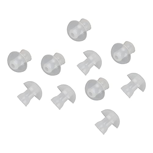 10pcs Hörgeräte Ohrstöpsel, Silikon Hilfs-Ohrstöpsel Ohrstücke Universal Hörgeräte-Schirmchen Domes Hörverstärker Ersatzteile weiche Ersatz Universal Domes Hörgeräte-Ohrstöpsel (L) von Ejoyous